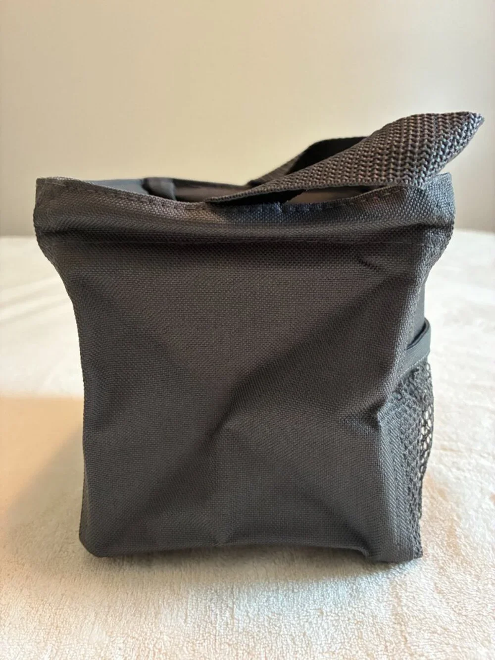Thirty-One Littles Carry-All Caddy Gray Bicycle Print NWT Organizer Storage Bin